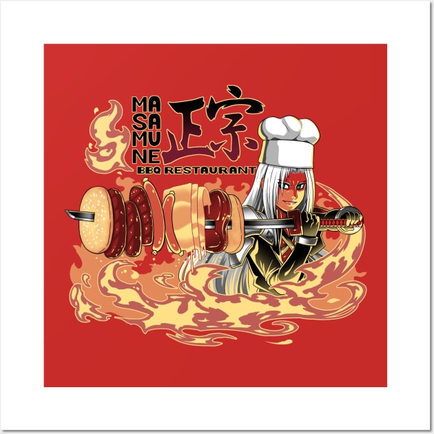 Masamune BBQ Wall Art by CoinboxTees